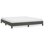 Bed 180x200cm fluweel grijs | Retour Deal | Nergens goedk..., Huis en Inrichting, Overige materialen, Verzenden, Overige maten