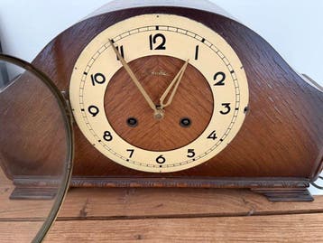 Klok - Art Deco Hout - 1930-1940