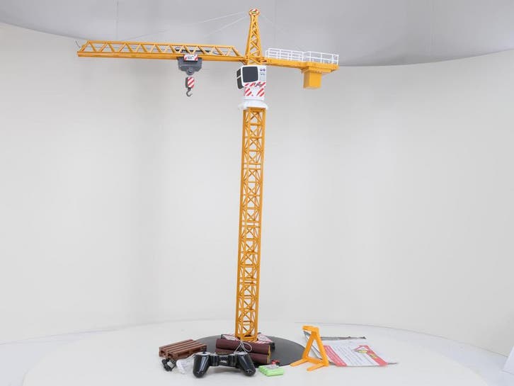 Schaal 1:20 Carson 500907301 Tower Crane 2.4Ghz #9393, Hobby & Loisirs créatifs, Voitures miniatures | Échelles Autre, Enlèvement ou Envoi