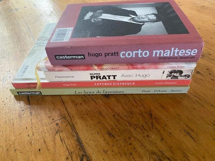 Hugo Pratt - 2x C + 3x B + 2x jaquette - 5 Albums - Eerste, Boeken, Stripverhalen