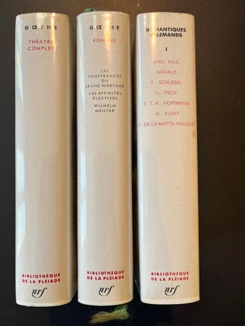 Johann Wolfgang von Goethe; Jean Paul; Novalis; Friedrich, Antiquités & Art