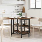 vidaXL Eettafel 122 x 80 x 76,5 cm Bewerkt hout Oud hout, Huis en Inrichting, Verzenden, Nieuw