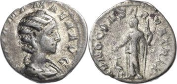 Denar 235, Kaiserzeit Julia Mamaea, Mutter des Severus Al..., Verzenden