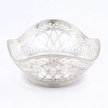 J. Krins - Soezenmand - Bonbon mand - .833 zilver