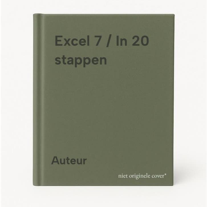 Excel 7 / In 20 stappen 9789041901125 Auteur, Boeken, Informatica en Computer, Gelezen, Verzenden