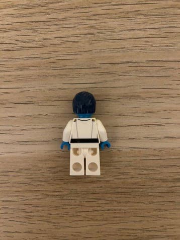Lego - Figuur - LEGO minifigura azul con uniforme blanco -, Nieuw