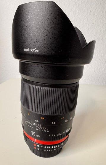 Walimex - Pro 35 mm f/1.4 Prime lens, Nieuw