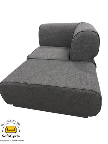 Hoekzetel zwart in stof, modulair – overstock, Huis en Inrichting, Verzenden, Nieuw