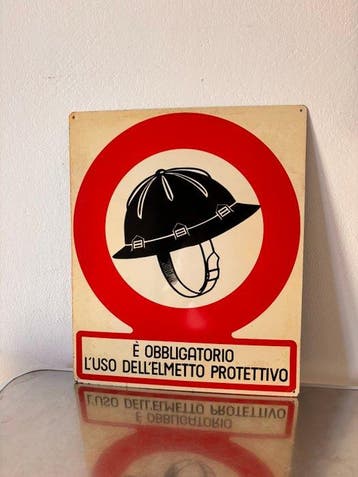 Set van twee grote vintage Italiaanse industriële, Antiek en Kunst