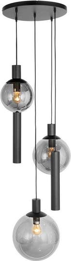 2dekans | Steinhauer Hanglamp Bollique LED Ø 60 cm - Zwart, Ophalen of Verzenden, Nieuw