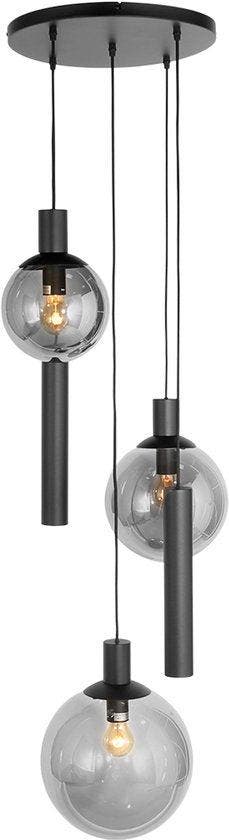 2dekans | Steinhauer Hanglamp Bollique LED Ø 60 cm - Zwart, Huis en Inrichting, Lampen | Overige, Ophalen of Verzenden
