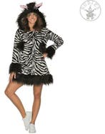 Pluche zebra jurk voor dames, Ophalen of Verzenden, Nieuw