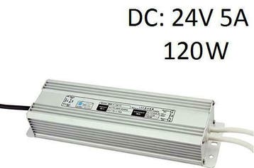 Waterdicht voeding - 24V - 5A - 120W, Ophalen of Verzenden, Nieuw