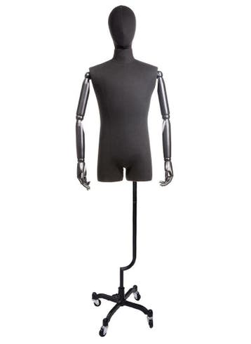 *TIP*  VINTAGE 3/4 TORSO HEER MERK GRUPPO CORSO ZWART / ZWA, Ophalen of Verzenden