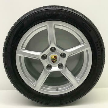 Porsche Boxster/Cayman (981/718/987/986) 18 met winterbanden, Ophalen, Banden en Velgen