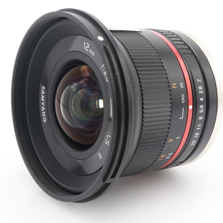 Samyang 12mm F/2.0 NCS CS Sony E Zwart | Tweedehands, TV, Hi-fi & Vidéo, Photo | Lentilles & Objectifs, Envoi