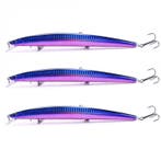 3x Plug 18cm 24g Paars, Verzenden, Nieuw