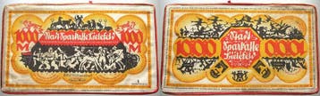 1000 Mark 1922-12-15 Stadtsparkasse Bielefeld, Postzegels en Munten, Verzenden