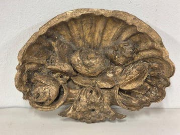Gouden houten cimasa voor kerk - 33 cm - Verguld hout -