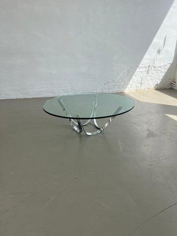 Bacher - Werner Lindner - Salontafel - Model 2075 - Chroom,