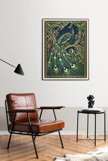 Henshin - The Peacock - Art Deco Panel