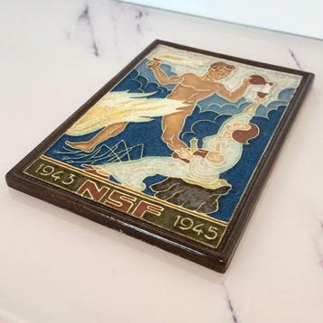 Art Deco Tegel - De Porceleyne Fles, Delft - Jan Rot - Art