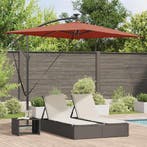 vidaXL Parasol Terracotta 294 x 200 x 270 cm Polyester en, Tuin en Terras, Verzenden, Nieuw