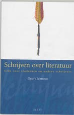 Schrijven over literatuur 9789033442773 G. Lernout, Verzenden, G. Lernout