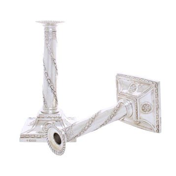 Edward Barnard & Sons Ltd, London - Kaarsenhouder (2) - .925, Antiek en Kunst