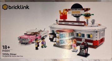 Lego Set - 910011 - BrickLink Designer Program - 1950s Diner, Nieuw