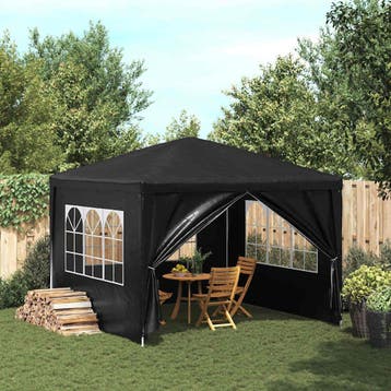 vidaXL Partytent 3x3 m antracietkleurig, Verzenden