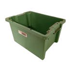 Nestbare Stapelbak 400x300x220 mm euronorm groen pp, Zakelijke goederen, Horeca | Overige, Ophalen of Verzenden