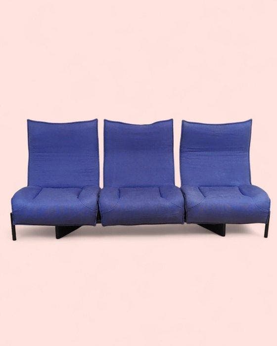 Cassina - Vico Magistretti - Canapé - Véranda - Textile,, Antiquités & Art, Art | Objets design