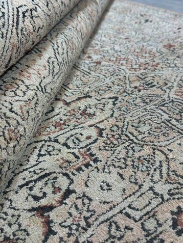 Keshan - Tapis - 197 cm - 128 cm - Soie de cachemire