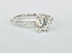 Bague de fiançailles - 14 carats Or blanc - 1.36ct. tw.
