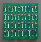 Lego - Legoland - 6306-1, 6315-1 - 40 Verkeersborden jaren, Nieuw