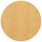 vidaXL Tafelblad Ø 60x4 cm bamboe, Verzenden, Nieuw