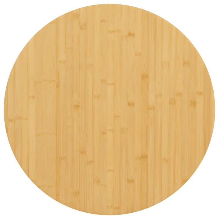 vidaXL Tafelblad Ø 60x4 cm bamboe, Huis en Inrichting, Tafelonderdelen, Nieuw, Verzenden