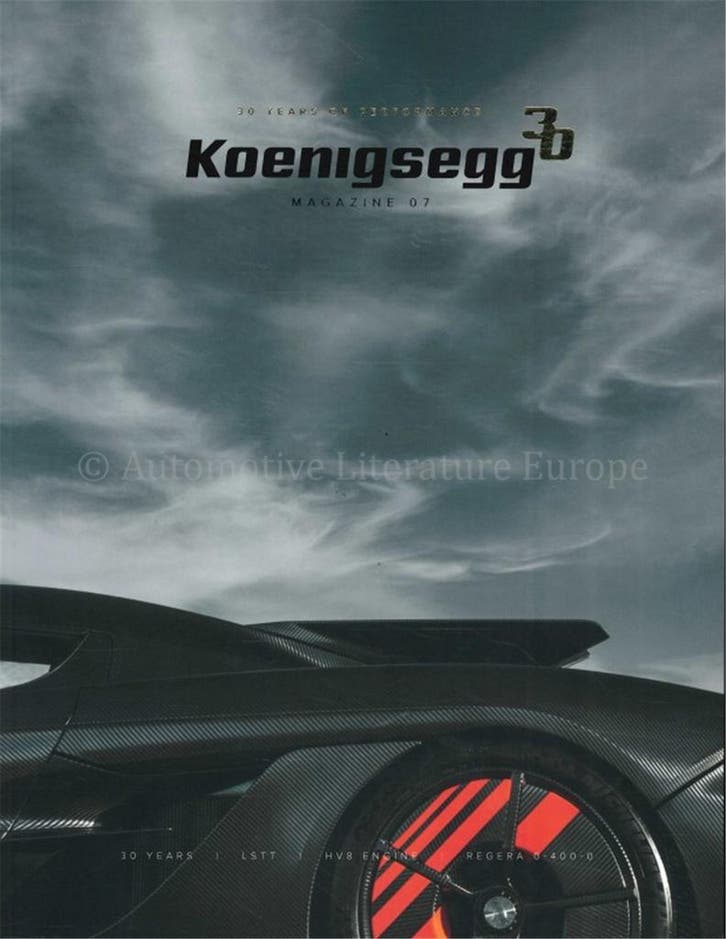 2024 KOENIGSEGG MAGAZINE ENGELS, Boeken, Auto's | Folders en Tijdschriften