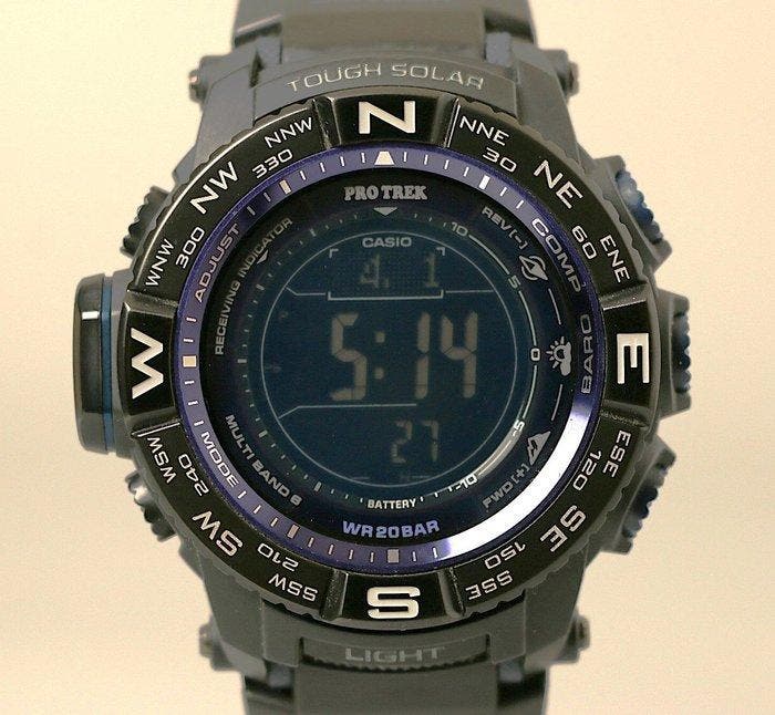 Casio - Pro Trek Tough Solar - Zonder minimumprijs -, Handtassen en Accessoires, Horloges | Heren