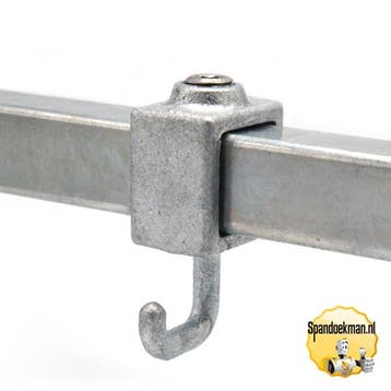 Kapstokhaak type 64S - 25mm Steigerbuiskoppeling vierkant, Ophalen of Verzenden, Nieuw
