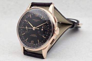 Chronographe Suisse - Cal. Landeron 51 - Plaquê Ouro –, Handtassen en Accessoires, Nieuw