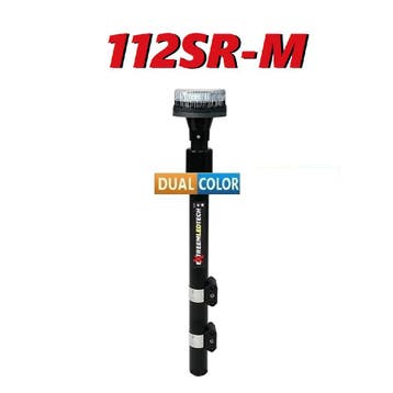 112SR-M MOTOR Zwaailamp Dual Colour Amber-Blauw, telescoopma, Ophalen of Verzenden