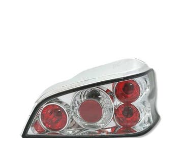 FEUX ARRIÈRE POUR PEUGEOT 106 96-04 FOND CHROMÉ, Auto-onderdelen, Verlichting, Verzenden, Nieuw