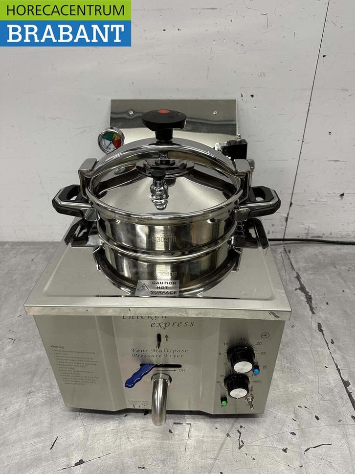 Acier inoxydable Friteuse haute pression Friteuse 15 litres, Zakelijke goederen, Horeca | Overige, Verzenden