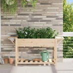 vidaXL Tuin Plantpot Beige 155 x 59 x 76,5 cm Massief, Verzenden, Nieuw