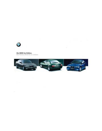 1997 BMW 3 SERIE EDITION BROCHURE DUITS, Nieuw