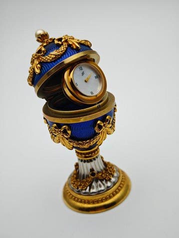 Fabergé ei - Huis van Fabergé Klok-Ei - Composiet, Antiek en Kunst