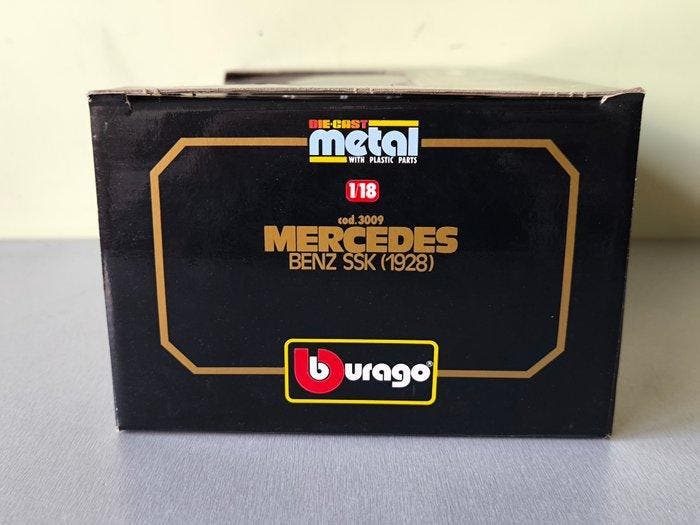 Bburago 1:18 - Modelauto - Mercedes Benz SSK (1928), Hobby en Vrije tijd, Modelauto's | 1:5 tot 1:12