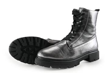 Muyters Veterboots in maat 39 Zilver, Kleding | Dames, Schoenen, Overige kleuren, Verzenden, Overige typen, Gedragen